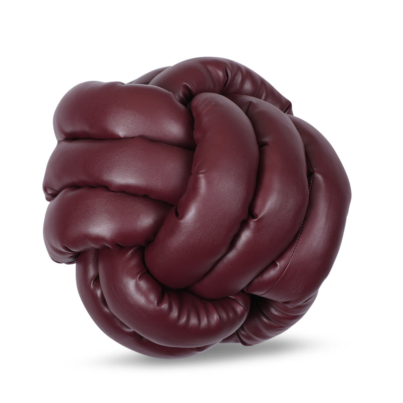 Crimson Knot Cushion