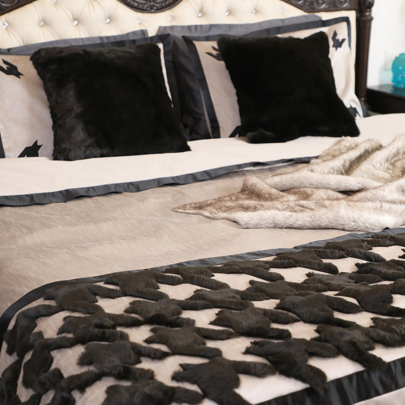 Fuzz Cushion Cover - 18 X 18 Inches