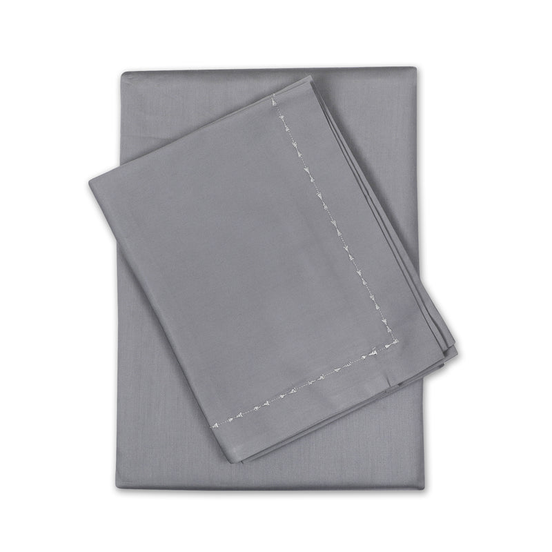 600 TC Bedsheet/Pillowcase Set – Gray
