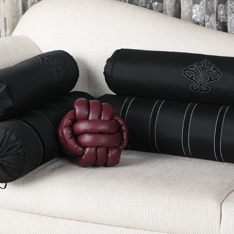 Crimson Knot Cushion